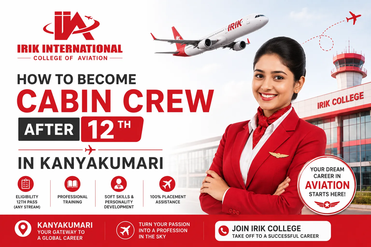 Why Kanyakumari is Ideal for Aviation & Paramedical Training