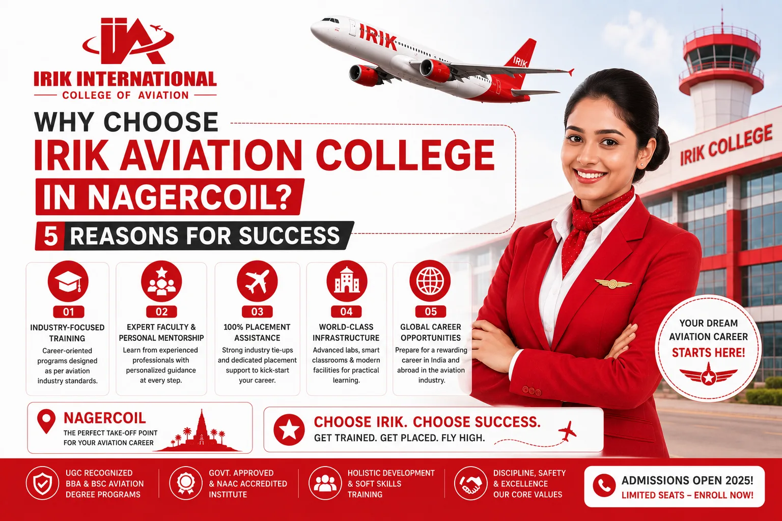 Why Choose IRIK Aviation College in Nagercoil: 5 Reasons for Success